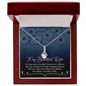 Couple Necklace Set - Friendship Necklaces - Valentines Day Gifts For Wife - Wife Birthday Gift - To My Beautiful Wife Necklace - To My Wife Necklace