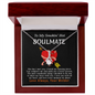 To My Smokin' Hot Soulmate Love Always Your Welder - To My Queen - To My Wife Necklace Anniversary Gift For Wife - Heart shape Design Box for your soulmate