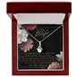 To My Wife Wedding Anniversary Gift - To My Queen - To My Wife Necklace With Message Card - Anniversary Gift For Wife - To My Wife Necklace Anniversary Gift For Wife