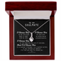 To My Soulmate - Alluring Necklace - Best Romantic message card for wife - Anniversary Gift For Wife from Husband - Necklace For Wife From Husband - Birthday gift for Girlfriend - Gift for soulmate
