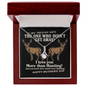 I Love You More Than Hunting - To My Trophy Wife - White Gold Name Necklace - To My Wife Necklace - Valentines Day Gifts For Wife - Hunting Neckless for wifey - Romantic Neckless gift for soulmate