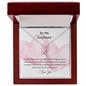To My Soulmate - I Love You Necklace - To My Wife Necklace From Husband - To My Soulmate Necklace For Women - To My Wife Necklace With Message Card