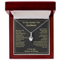 Gift For Your Soulmate - You Are My Inspiration - Love Knot - Golden colour Neckless for Beloved wife - To My Wife Necklace With Message Card - Gold Woman Name Jewelry - White Gold Name Necklace