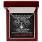 To My Smokin' Hot Wife - Happy Mothers Day - Gets my motor runnin' - To My Wife Necklace From Husband - To My Soulmate Necklace For Women - To My Wife Necklace From Husband