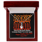 Rockin' Mom You're the Best Damn Woman That I've Ever Seen - Happy Mother's Day - to My Wife Necklace- Valentines Day Gifts for Wife - Couple Necklace Set - Friendship Necklaces- Customize Couple Necklace
