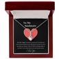 Couple Necklace Set - Friendship Necklaces - Customize Couple Necklace - Gift For My Wife - Romantic Wife Gift - To My Soulmate Necklace For Women - Golden colour Neckless for Beloved wife