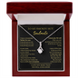 To My Wife Necklace With Message Card - wife gift from husband future husband - Golden colour Neckless for Beloved wife - White Gold Name Necklace - Personalizes Jewelry  Handmade - Love Gift for her