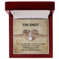True Lover's Knot Necklace - I Love You Forever & Always -  I Love You Forever & Always - To My Wife Necklace From Husband - Couple Best Gift - Wadding Gift for her- To My Soulmate Necklace For Women - A necklace that connect both