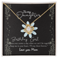 To My Daughter Love Knot Necklace, Meaningful Daughter's Birthday Gift From Mom Love You, Bday Jewelry Gifts for Her