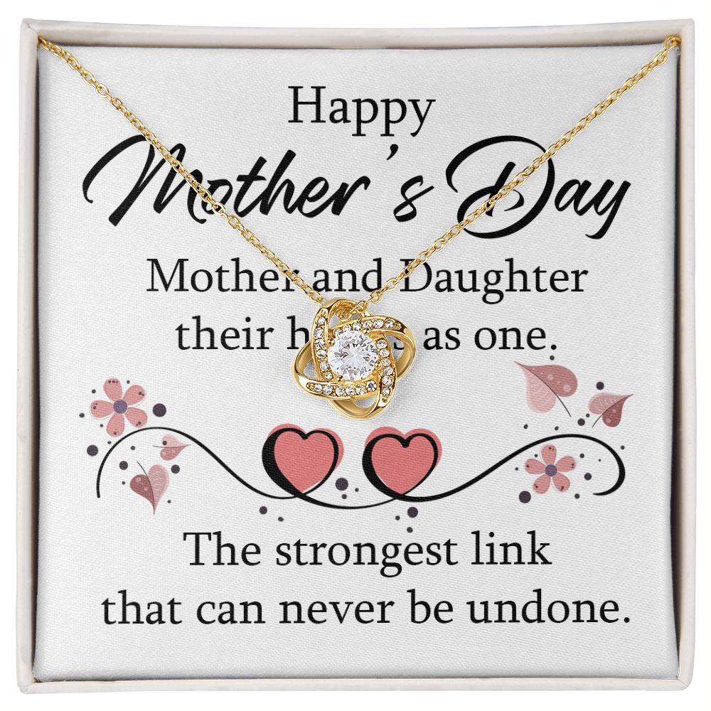 Happy Mother's Day 2026 Gift for Mom Necklace, Daughter to Mom Jewelry, Heart Necklace for Mother, Gift from Daughter, Birthday Christmas Gifts With Heartfelt Message