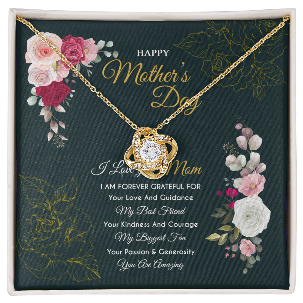 Mothers Day 2026 For Mom From Son Daughter Mom Necklace For Women New Mom Gifts Birthday Christmas Gifts With Heartfelt Message & Lighted Box, Mother Necklaces Jewelry Birthday Gifts for Mom, Jewelry for Mom