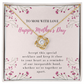 Mothers Day Gifts For Mom From Son Daughter Mom Necklace For Women New Mom Gifts 2026 Birthday Christmas Gifts With Heartfelt Message & Lighted Box, Mom Necklace, Mother Necklace, Mommy Mama Gift, Gift from Daughter, Jewelry for Mom