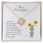 To My Granddaughter Keep Me In Your Heart, Gifts For Granddaughter From Grandmother, Inspirational Wedding Jewelry Keepsake Gift Ideas, granddaughter Birthday Gifts for girl, Gifts for her
