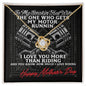 To My Smokin' Hot Wife - Happy Mothers Day - Gets my motor runnin' - To My Queen - To My Wife Necklace Anniversary Gift For Wife - To My Beautiful Wife Necklace Boxed Jewellery