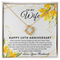 14 Year Wedding Anniversary Gift For Wife, 14th Anniversary Gift For Her, 14 Year Anniversary Gift Ideas, 14th Anniversary Gifts, To My Soulmate Necklace For Women