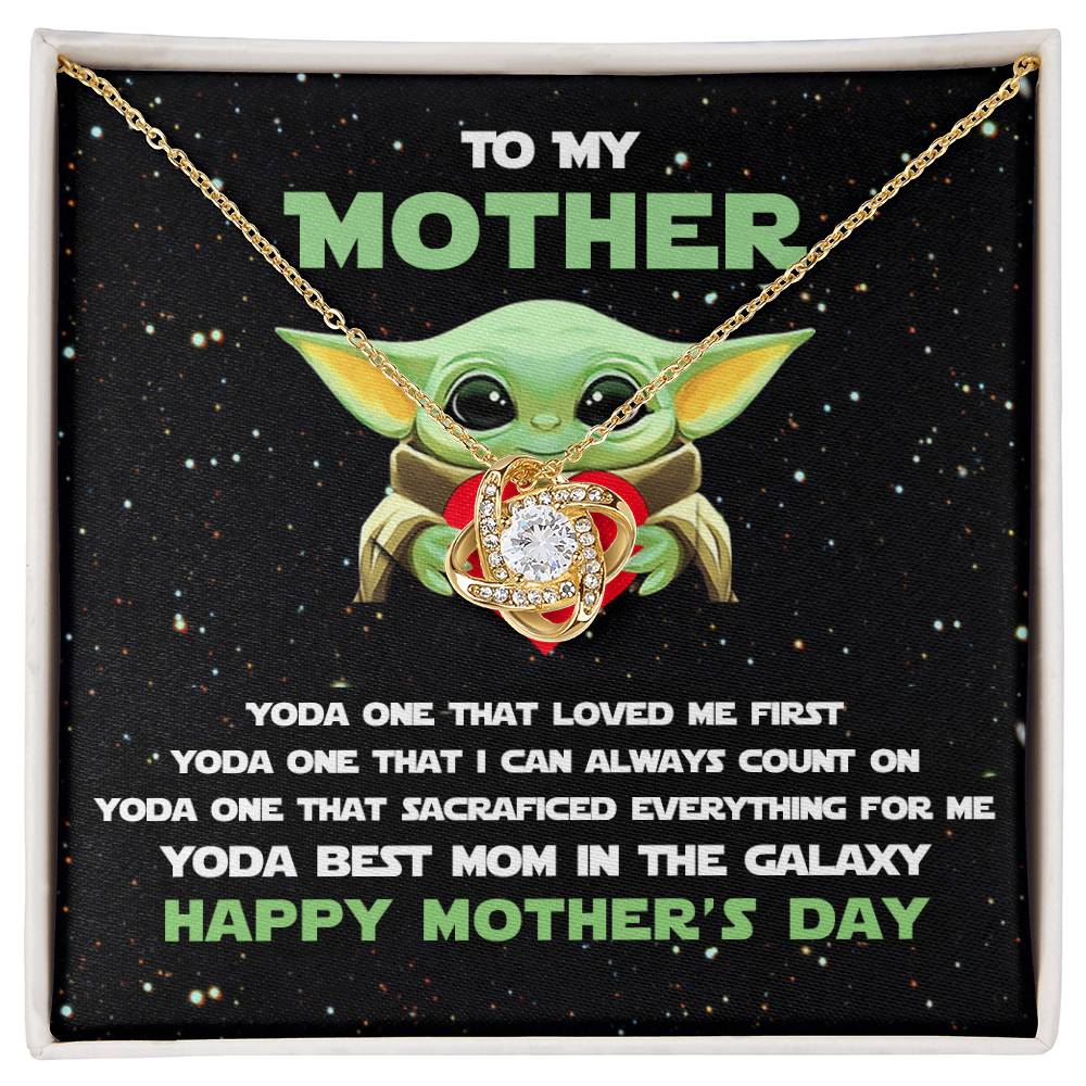 Mother's Day Necklace for Mom, Meaningful Gift for Mother from Daughter, Love Knot Necklace, Mom Jewelry Gift, To My Mom Necklace With Heartfelt Message
