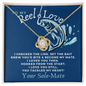 To My Beautiful Wife Necklace Boxed Jewellery - Handmade Jewellery for wife - To My Reel Love Necklace - Your Solemate - Fishing Fisherman Necklace
