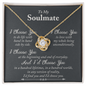 To My Soulmate Necklace - I Choose You -  Anniversary Gift For Wife from Husband - To My Wife Necklace From Husband - To My Queen - To My Wife Necklace Anniversary Gift For Wife