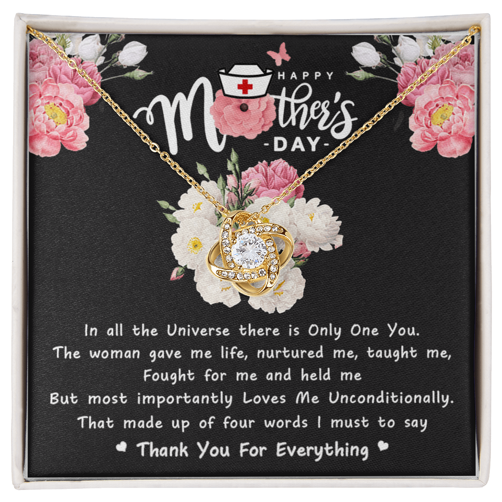 Mother's Day Gift Necklace for Her, Nurse Mom Jewelry, Gift from Son or Daughter, Doctor Luxury Necklace for Mother, Birthday Christmas Gifts With Heartfelt Message