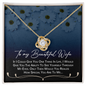 To My Beautiful Wife Necklace - To My Wife Necklace - Couple Necklace Set - Friendship Necklaces - Customize Couple Necklace