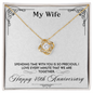 My Wife Every Minute 40th Anniversary Peas Pod Necklace - to My Wife Necklace - Anniversary Necklace for Wife - Anniversary Gift for Wife From Husband -  Wife Gift -  Wife Necklace