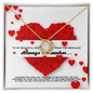 Sweet Message From Husband - to My Beautiful Wife - Always Remember I Love You - Necklace for Wife - Best Way to Remember Her - Custom  Made Design for Her