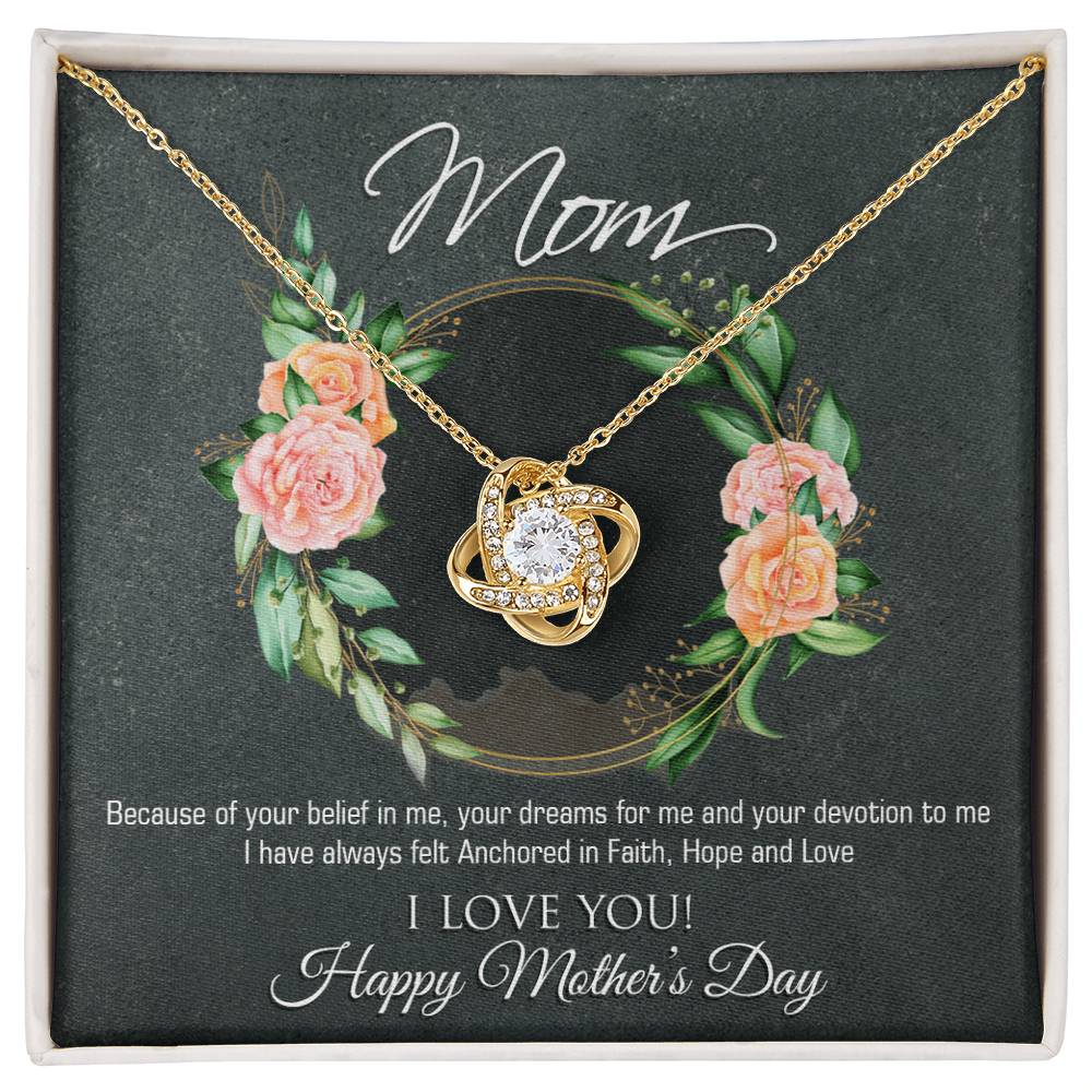 Mothers Day 2026 For Mom From Son Daughter Mom Necklace For Women New Mom Gifts Birthday Christmas Gifts With Heartfelt Message & Lighted Box, Mother Necklaces Jewelry Birthday Gifts for Mom, Jewelry for Mom