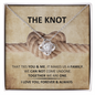 True Lover's Knot Necklace - I Love You Forever & Always -  I Love You Forever & Always - To My Wife Necklace From Husband - Couple Best Gift - Wadding Gift for her - To My Soulmate Necklace For Women - A necklace that connect both