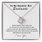 To My Smokin' Hot Soulmate - I love you Necklace - To My Beautiful Wife Necklace Boxed Jewellery - To My Wife Necklace With Message Card - Jewelry Gift for soulmate