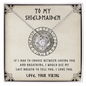 Mother's Day Gift For Wife Girlfriend Future Wife - To My Shieldmaiden -  Last Breath - To My Wife Necklace From Husband - Necklace Gift for newly married couple