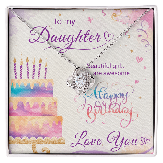 To My Daughter – Happy Birthday Gift for Daughter | Loving & Emotional Gift Design | Heartfelt Birthday Gift for Daughter – To My Beautiful Girl | Happy Birthday