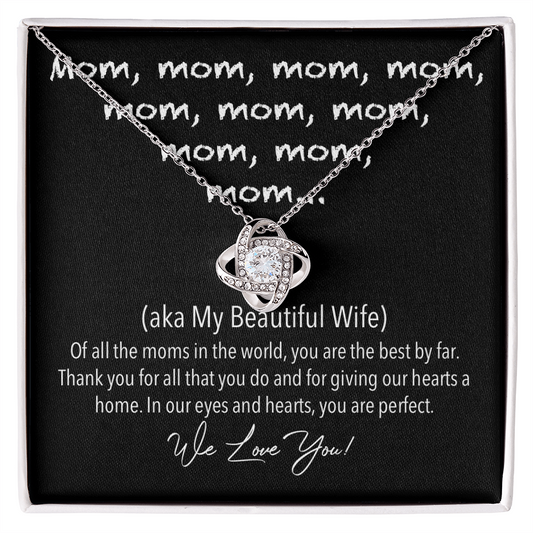 Couple Necklace Set - Friendship Necklaces - Customize Couple Necklace  - Mom Cute Memorable Mother's Day Gift - We Love You - wife gift from husband - Soulmate Gift - Girlfriend Gift - Birthday Gifts For Wife