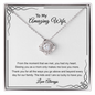 To My Amazing Wife Love Always - To My Wife Necklace From Husband - To My Soulmate Necklace For Women - Wife Birthday Gift - Anniversary Gift For Wife from Husband - Valentine's day gift -Gift for her him