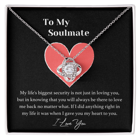 My Soulmate - I Love You - Necklace - To My Wife Necklace From Husband - To My Soulmate Necklace For Women - Couple Necklace Set - Friendship Necklaces - Anniversary Gift For Wife from Husband