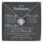 To My Soulmate Necklace - I Choose You -  Anniversary Gift For Wife from Husband - To My Wife Necklace From Husband - To My Queen - To My Wife Necklace Anniversary Gift For Wife
