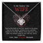 To My Smokin' Hot Wife - Gift For Wife - You Are Engine To My Life - Love Knot - To My Beautiful Wife Necklace Boxed Jewellery - Personalised Card Gift for Wife from Husband Lover - Mechanic Husband
