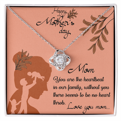Mothers Day 2026 For Mom From Son Daughter Mom Necklace For Women New Mom Gifts Birthday Christmas Gifts With Heartfelt Message & Lighted Box, Mother Necklaces Jewelry Birthday Gifts for Mom, Jewelry for Mom