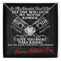 To My Smokin' Hot Wife - Happy Mothers Day - Gets my motor runnin' - To My Queen - To My Wife Necklace Anniversary Gift For Wife - To My Beautiful Wife Necklace Boxed Jewellery
