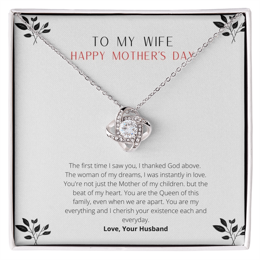 To My Wife - Woman of My Dreams - Necklace - Hand-made Neckless for Beloved wife -  To My Wife Necklace With Message Card - Anniversary Gift for her - Best Birthday Gift for her