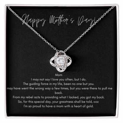 Mothers Day 2026 Gifts For Mom From Son Daughter Mom Necklace For Women New Mom Gifts Birthday Christmas Gifts With Heartfelt Message & Lighted Box, Mother Necklaces Jewelry Birthday Gifts for Mom, Mom Necklace, Jewelry for Mom, Gifts for Women