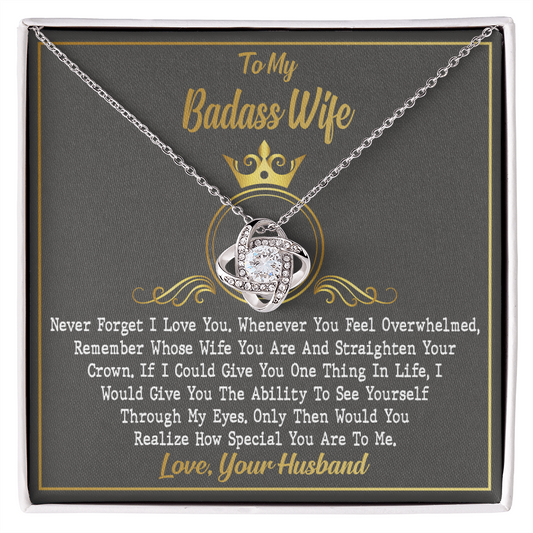 Anniversary Gift for Wife From Husband - Wife Gift - Wife Necklace - to My Soulmate Necklace for Women - Gift From Husband - Necklace for Wife - Handmade Necklace for Soulmate