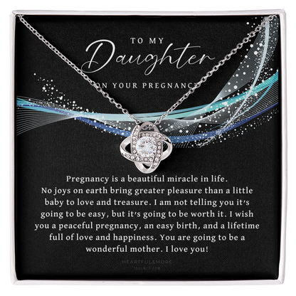 To My Daughter Necklace From Dad With Heartfelt Message & Elegant Box, Gifts For Daughter From Mom, Beautiful Jewelry Gift From Love Daddy Mommy On Graduation, Birthday 2026, Wedding, Valentine's Day