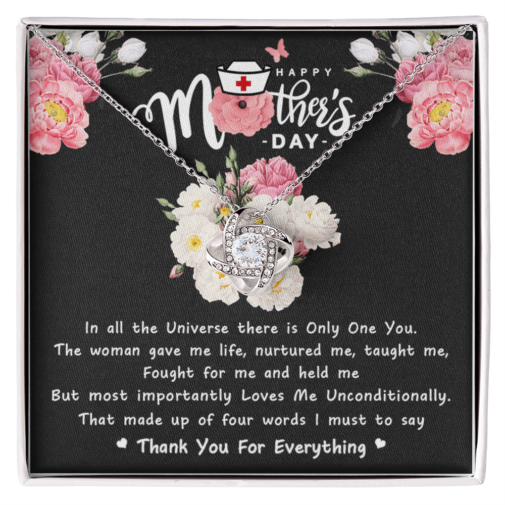 Mother's Day Gift Necklace for Her, Nurse Mom Jewelry, Gift from Son or Daughter, Doctor Luxury Necklace for Mother, Birthday Christmas Gifts With Heartfelt Message