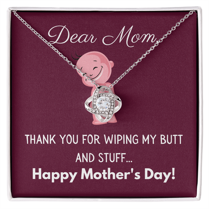 Mother Gift Ideas, Appreciation Mom Jewelry Necklace with Sentimental Message Card Present, Funny Mother Necklace, Mom Gift from Daughter, Jewelry for Mom, Mother's Day 2026 Gift, Gifts for Women