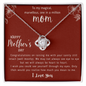 Perfect Gift For Mother - Love Knot Necklace - Happy Mothers Day Gifts - I Love YouTo My Magical Marvellous One in a Million Mom