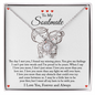 To My Soulmate - Forever and Always - Necklace - To My Wife Necklace From Husband - To My Wife Necklace - Valentines Day Gifts For Wife - To My Queen - To My Wife Necklace Anniversary Gift For Wife