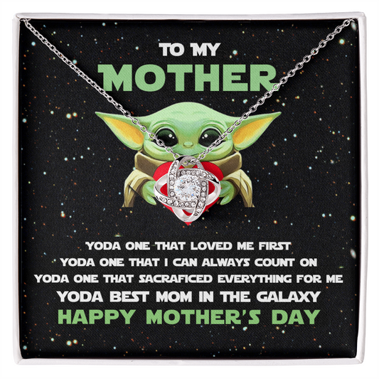 Mother's Day Necklace for Mom, Meaningful Gift for Mother from Daughter, Love Knot Necklace, Mom Jewelry Gift, To My Mom Necklace With Heartfelt Message