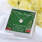 To My Bonus Mom Alluring Beauty Necklace Mother's Day Message Card Gift From Bonus Daughter