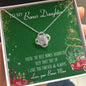 To My Bonus Mom Alluring Beauty Necklace Mother's Day Message Card Gift From Bonus Daughter