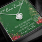 To My Bonus Mom Alluring Beauty Necklace Mother's Day Message Card Gift From Bonus Daughter